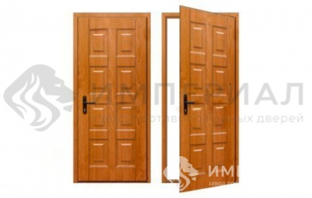 Дверь деревянная входная с фрезеровкой